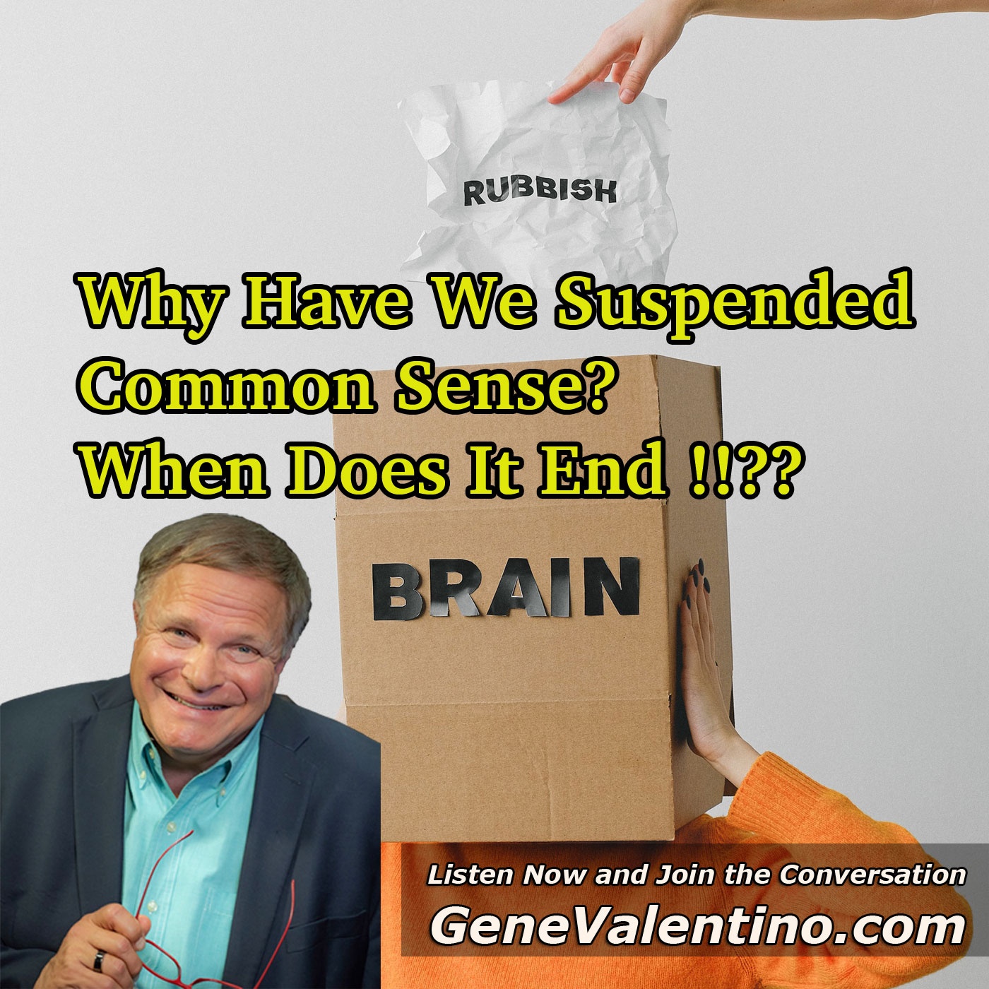 Why Have We Suspended Common Sense When Does It End !!