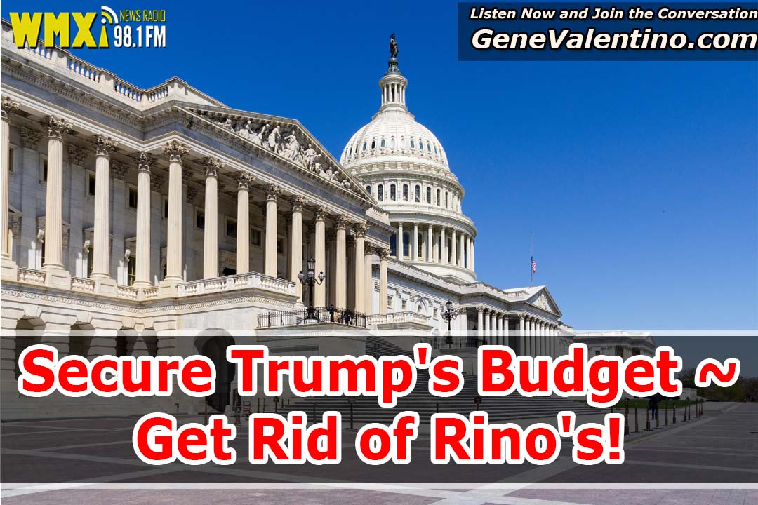 Secure Trump’s Budget ~ Get Rid of Rino’s!