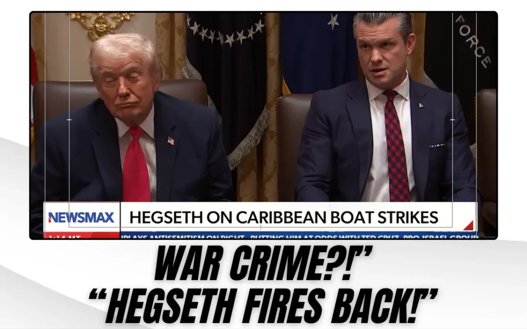 War Crime or Fake News Pete Hegseth STRIKES BACK at Media!