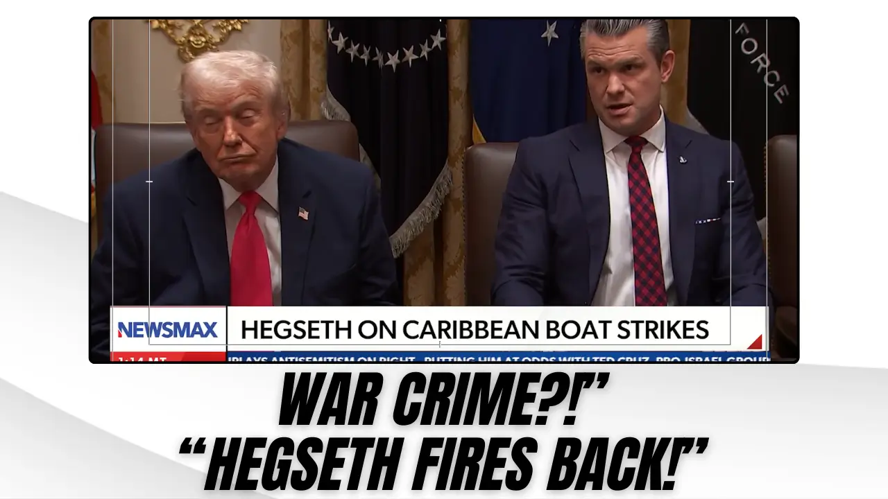 War Crime or Fake News Pete Hegseth STRIKES BACK at Media!