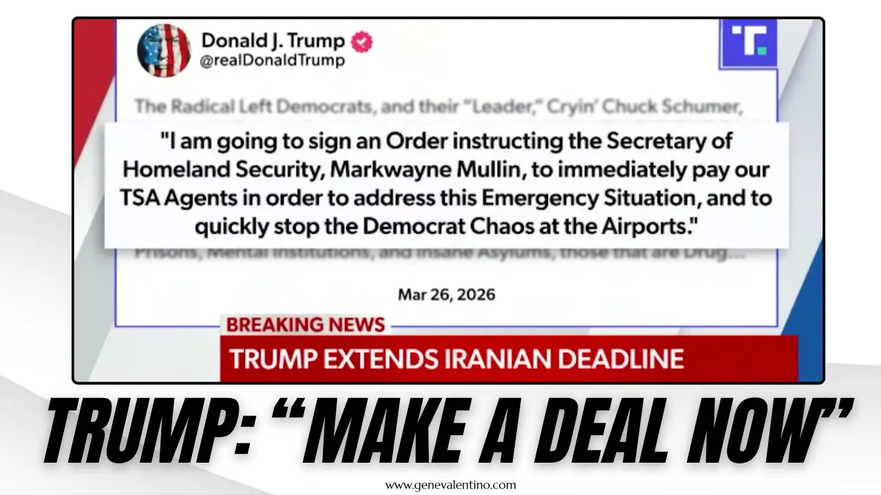 Trump PAUSES Strikes on Iran | “Operation Epic Fury” Update + TSA Chaos & Hostage Releases
