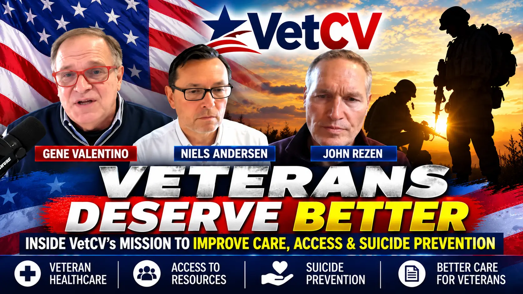 Veterans Deserve Better: Inside VetCV’s Mission to Improve Care, Access & Suicide Prevention